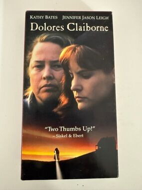 Dolores Claiborne VHS Kathy Bates Thriller Movie